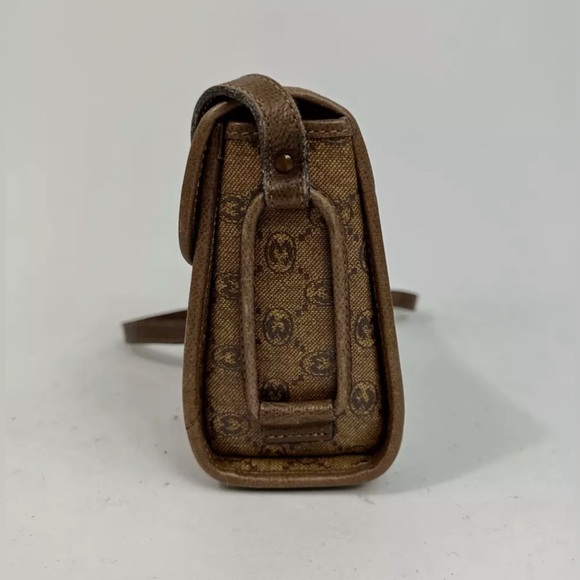 Morabito Brown Vintage Paris Monogram Crossbody/Shoulder Bag - Picture 4 of 10